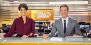 Mariana Godoy e Sergio Aguiar no comando do Fala Brasil, da Record - Foto: Reprodução