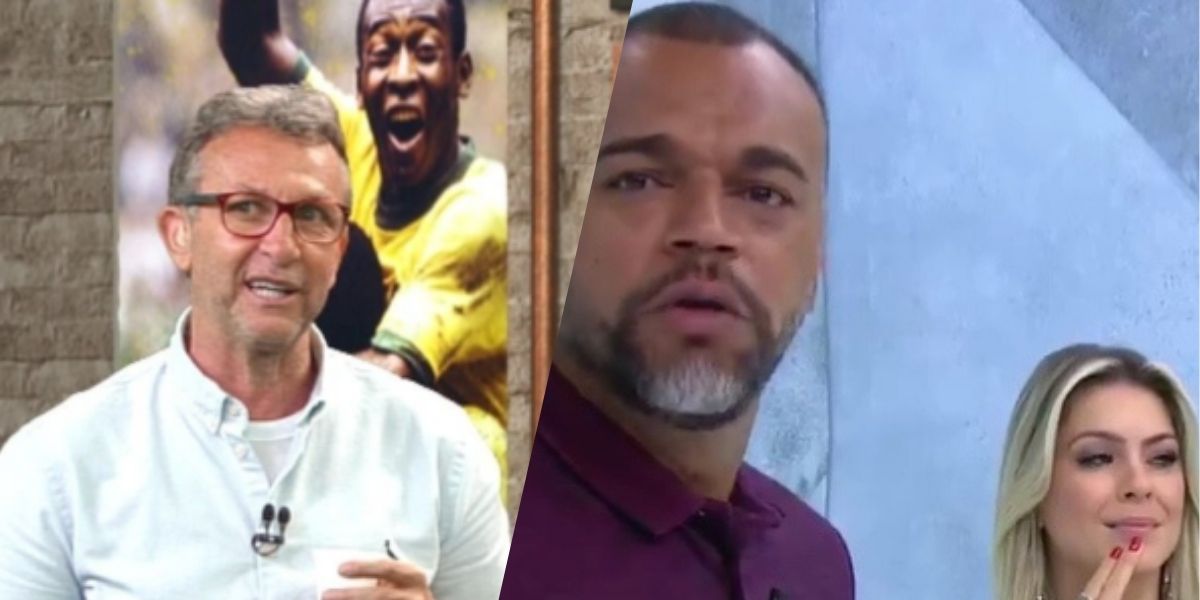 "Não é justo", Neto perde a linha em Os Donos da Bola, expõe Denílson e exige derrubada: "Termina que é melhor"