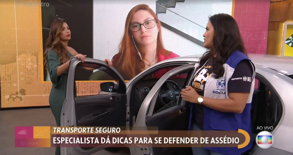 Patrícia Poeta cobre as férias de Fátima Bernardes no "Encontro" (Foto: Reprodução/TV Globo)