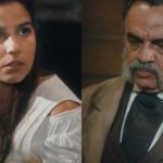 Pilar e Eudoro ficam cara a cara em Nos Tempos do Imperador (Foto: Reprodução/Globo/Montagem/TV Foco)