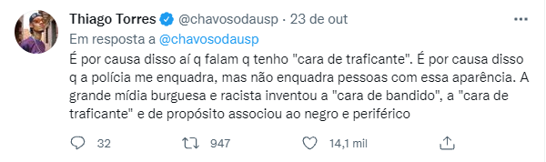 Internauta crítica Cidade Alerta de Luiz Bacci por chamada tendenciosa (Foto: Reprodução)