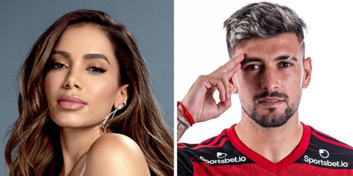 Anitta e Giorgian Arrascaeta (Imagem: Reprodução)