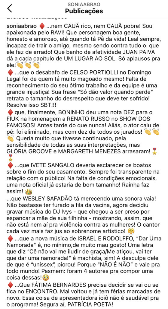 “Apresentadora iôiô”, Sonia Abrão solta o verbo contra Fátima, expõe nova saída da Globo e detona: “Desrespeito”