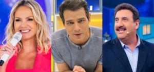 Eliana, Ratinho e Celso Portiolli renovaram com o SBT (Foto: Montagem/TV Foco)