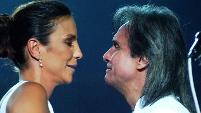 Yvette Sangallo y Roberto Carlos (Imagen: clon/TV Globo)