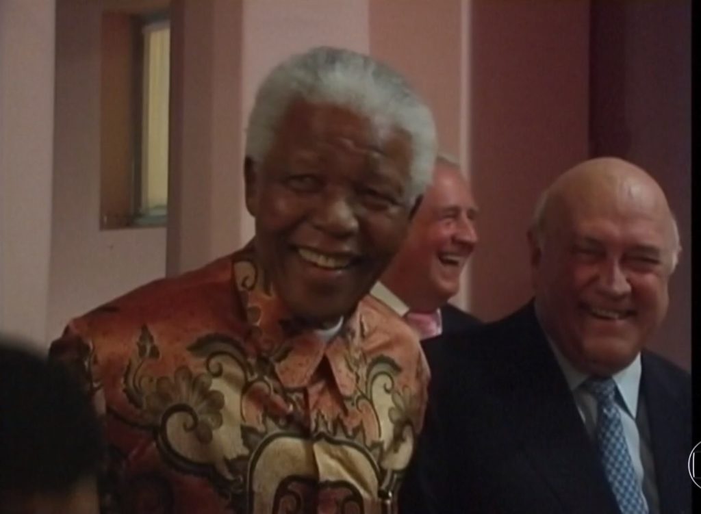 Mandela e Frank De Klerk