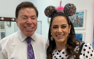 Silvio Santos e Silvia Abravanel