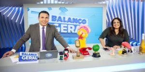 Reinaldo Gottino e Fabíola Reipert na Hora da Venenosa (Foto: Divulgação/Record)