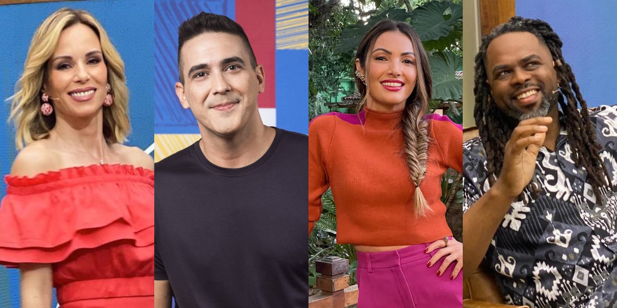 Ana Furtado, André Marques, Patrícia Poeta e Manoel Soares apresentam o "É de Casa" (Foto: Reprodução/Instagram/TV Globo)