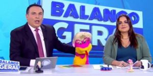 Reinaldo Gottino e Fabíola Reipert no Balanço Geral (Reprodução: Record)