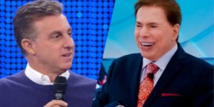 Luciano Huck e Silvio Santos (Montagem: TV Foco)