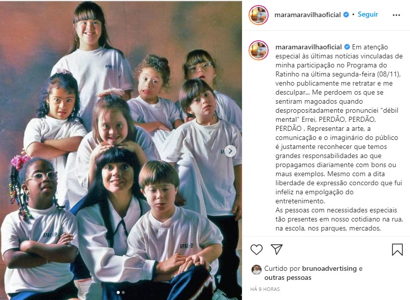 Mara Maravilha pede perdão após escândalo com Xuxa - Foto: Reprodução