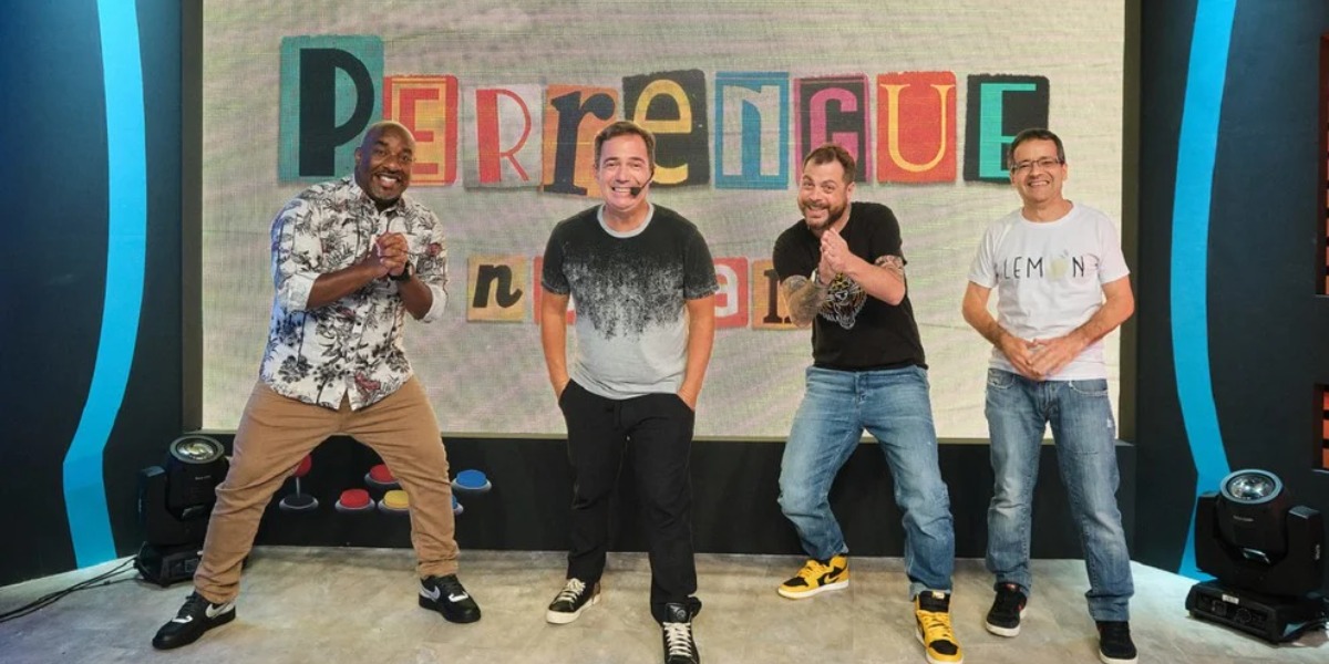 Elenco do Perrengue na Band, que apresentava o Encrenca na RedeTV!, programa sofrerá mudanças (Foto: Reprodução)