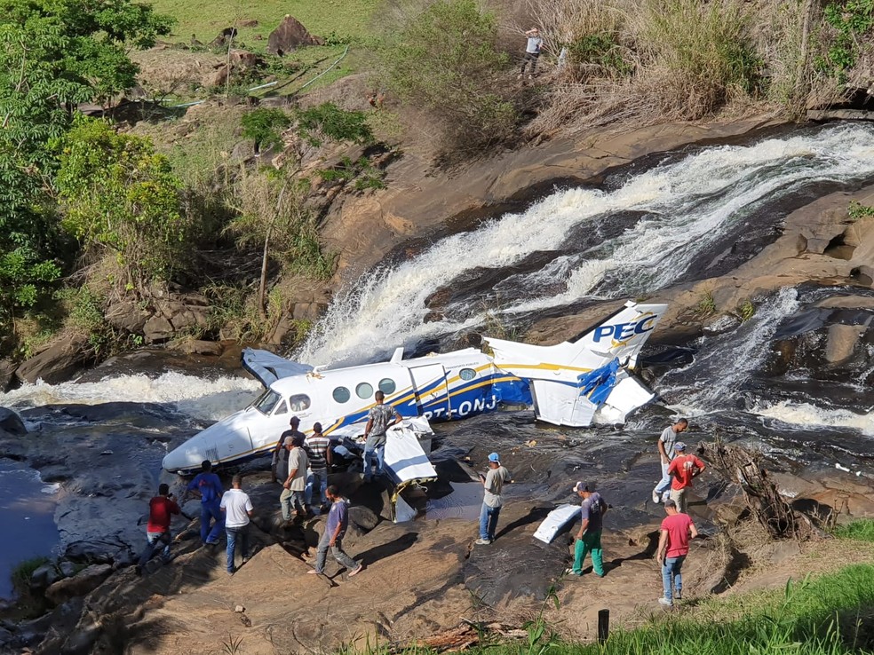 Avião em que Marília Mendonça estava (Foto: Reprodução/Redes Sociais)