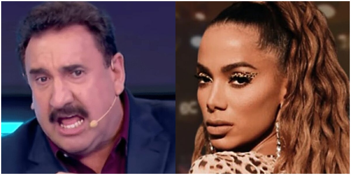 Ratinho e Anitta estão em pé de guerra – Foto: Reprodução