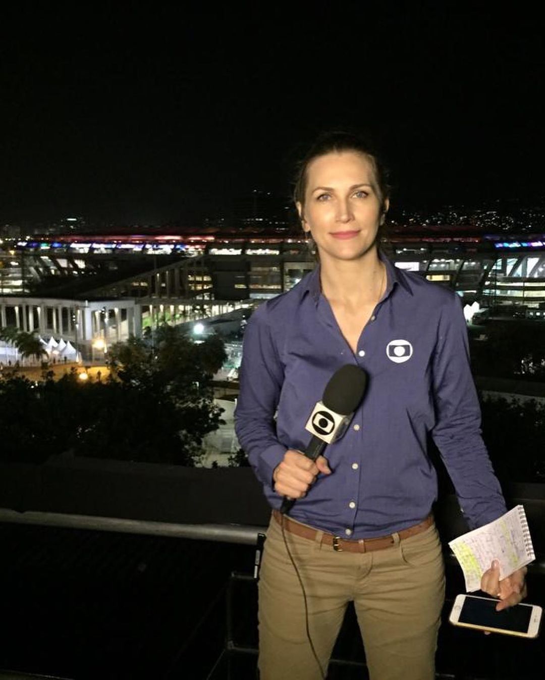 Anne Lottermann trocou a Globo pela Band, ao lado de Faustão (Foto: Reprodução/Instagram)