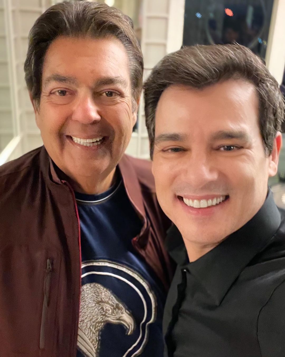 Faustão e Celso Portiolli (Foto: Reprodução/Instagram)