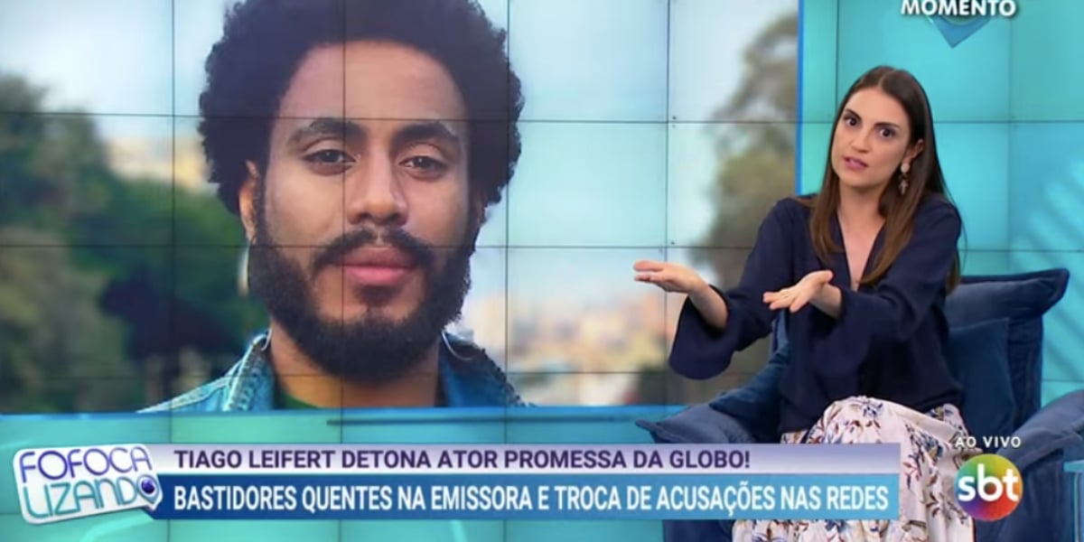 Chris Flores fala sobre trabalho no SBT (Reprodução)