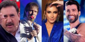 Ratinho, Roberto Carlos, Claudia Leitte e Gusttavo Lima (Reprodução)