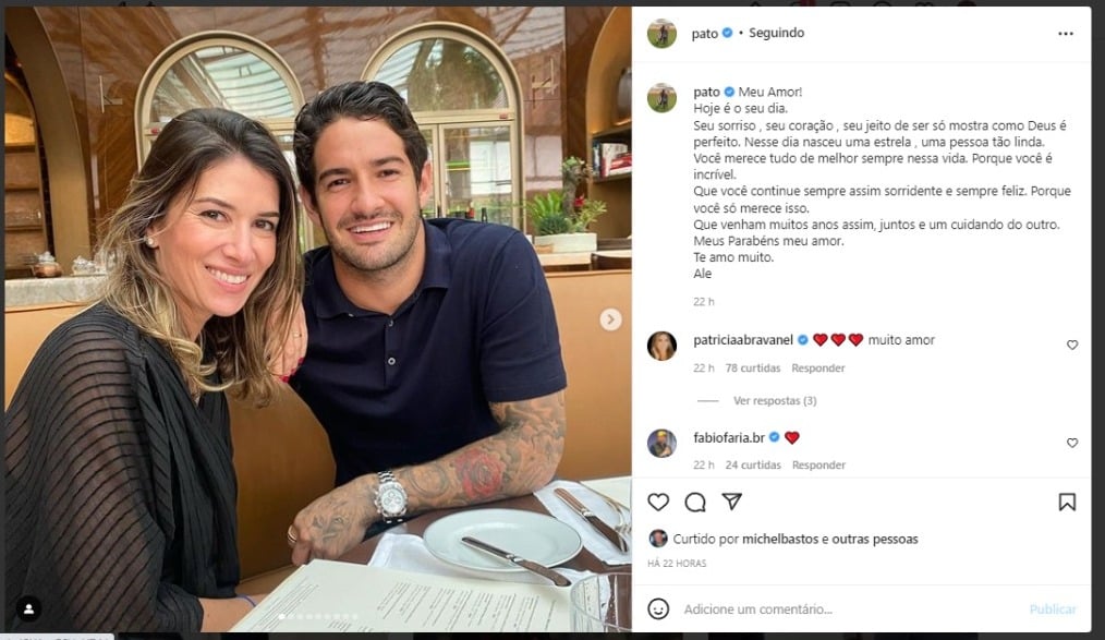 Pato se declarou para Rebeca Abravanel