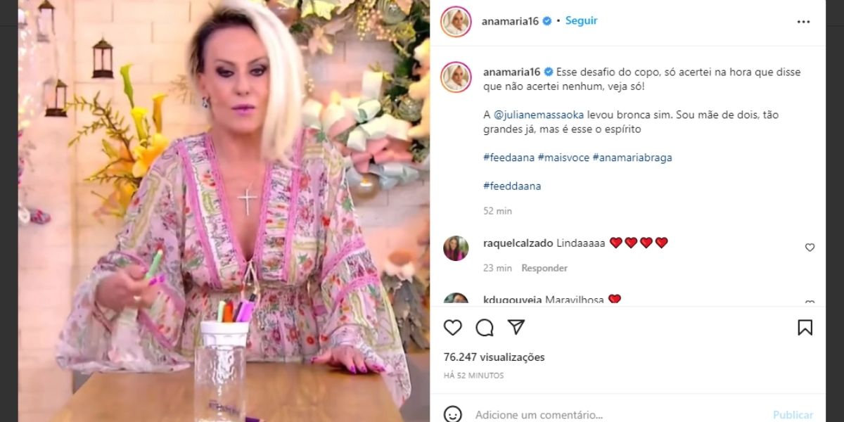 Ana Maria denuncia roubo de repórter no Mais Você e perde a linha na Globo: "Nunca vi uma coisa dessas"