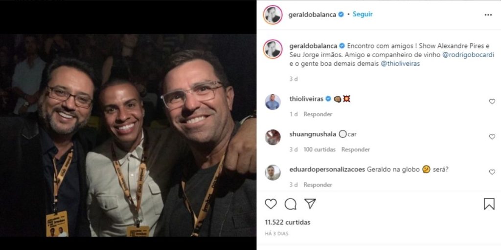 "Encontro", Geraldo Luís expõe relação com Rodrigo Bocardi e confirma: "Companheiro"