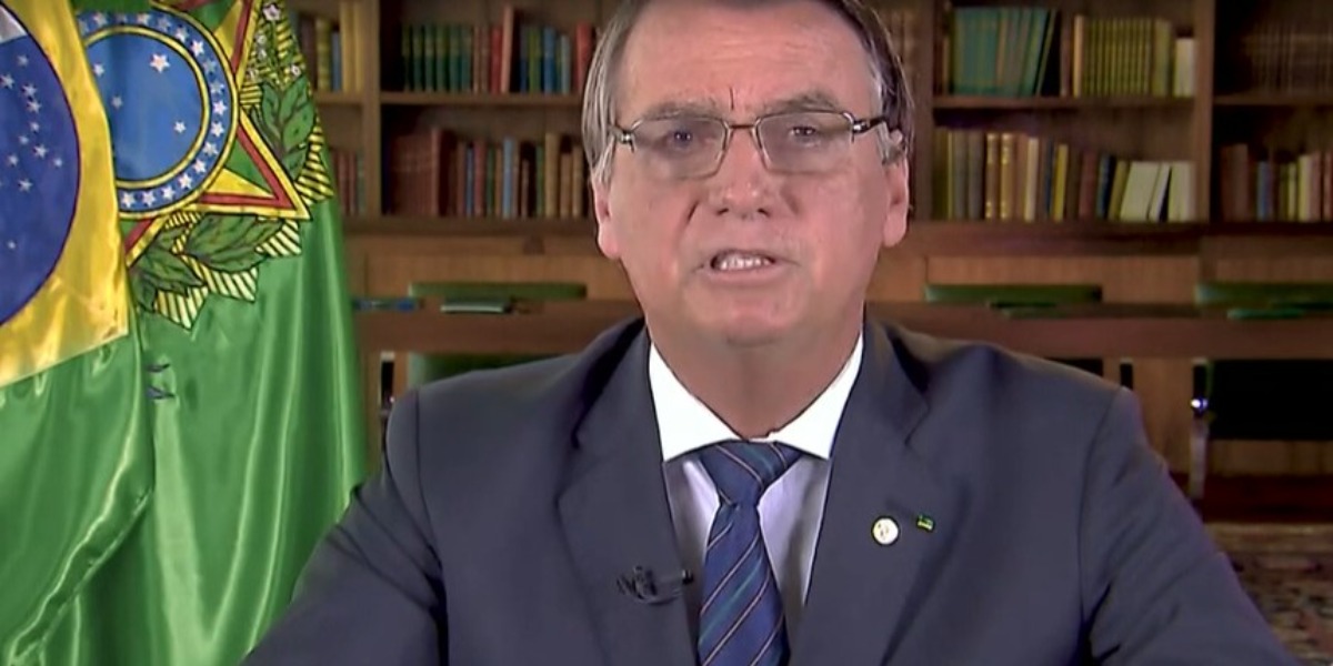 Bolsonaro fez um pronunciamento no último dia do ano (Foto: Reprodução)