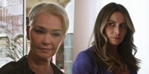 Carmem e Paula se enfrentaram em novo embate na novela Quanto Mais Vida Melhor (Foto: Reprodução/Globo/Montagem/Thais Teles)