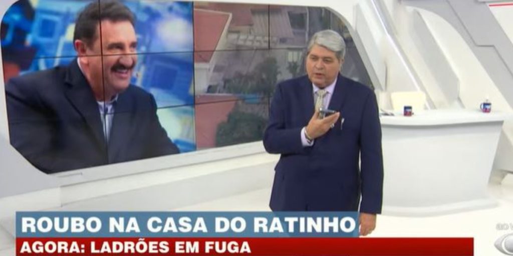 Datena ligou para Ratinho ao vivo (Foto: Reprodução/Band)