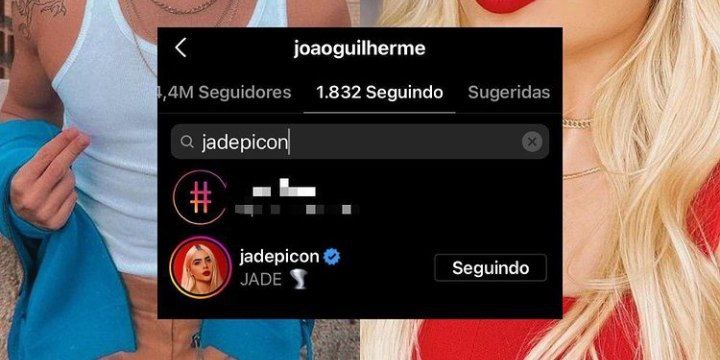 João Guilherme decidiu seguir Jade Picon novamente