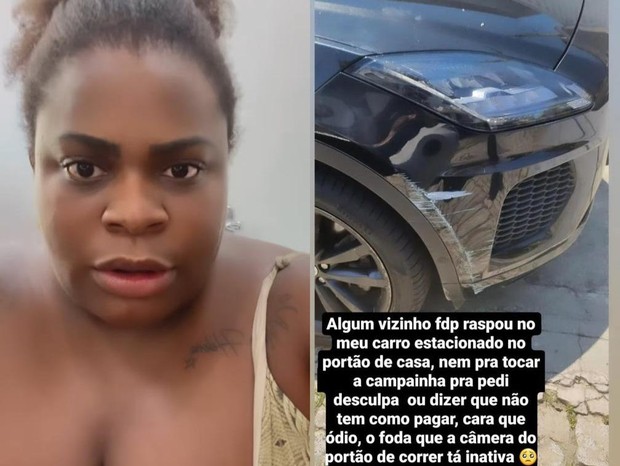 Jojo Todynho teve o carro de luxo arranhado (Foto: Reprodução/ Instagram)