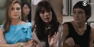 Disputa entre Ingrid e Flávia na novela Quanto Mais Vida Melhor (Foto: Reprodução/Globo/Montagem/Thais Teles)