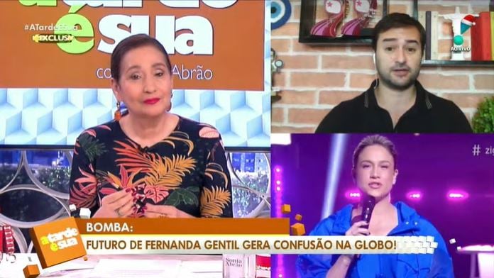 Alessandro Lo-Bianco deu notícia sobre a situação de Fernanda Gentil na Globo (Foto: Reprodução/RedeTV!)