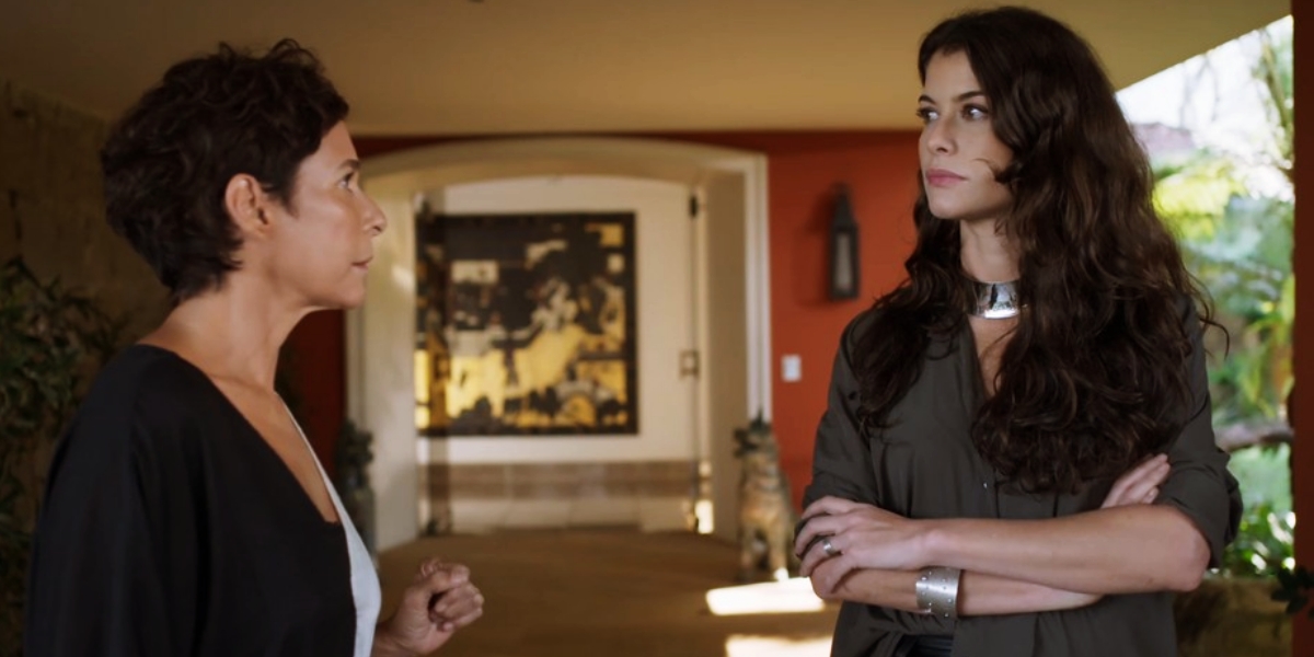 Bárbara e Rebeca rompem na novela Um Lugar ao Sol (Foto: Reprodução/Globo)