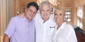 Marcelo Ribeiro, Pedro Bial e Xuxa (Foto: Reprodução)