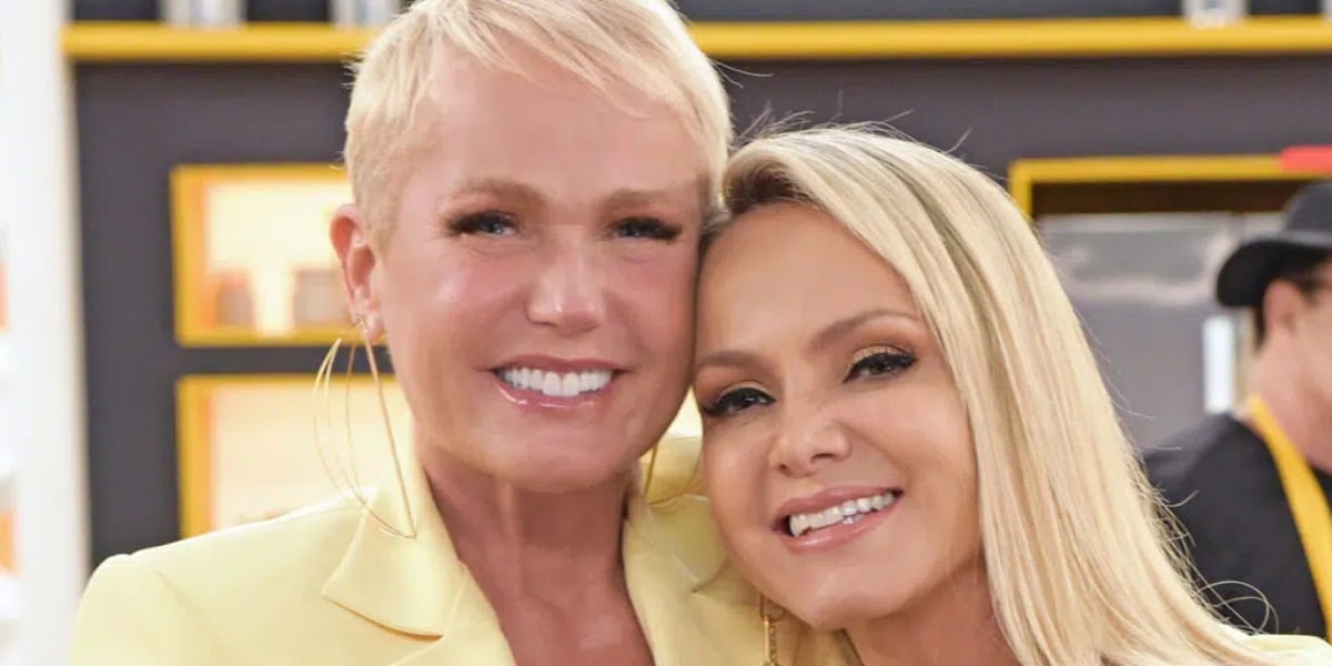 Xuxa e Eliana no SBT (Foto: Blad Meneghel)