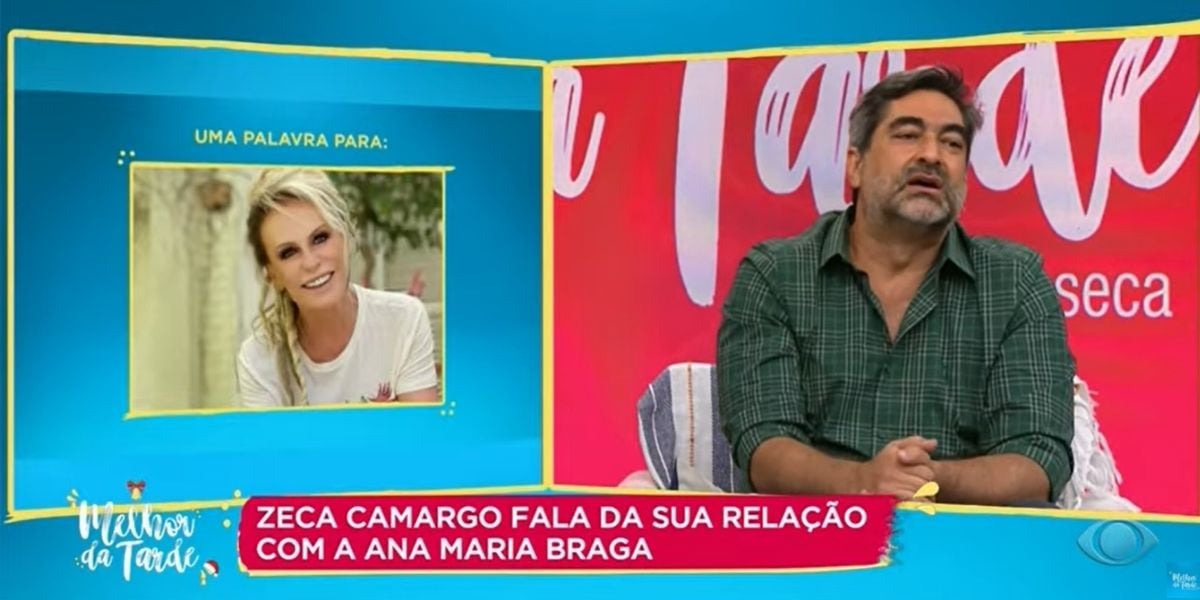 Zeca Camargo expõe relação com Ana Maria Braga, declara sentimentos na Band e assume: "Até hoje"