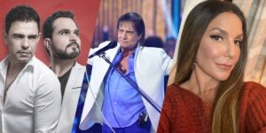 Zezé Di Camargo, Luciano e Ivete Sangalo compareceram no especial de fim de ano do rei (Montagem: TV Foco)