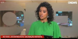 Imagem do post Jornalista da Globo cai no choro ao vivo durante reportagem de pai que perdeu a filha para a Covid-19