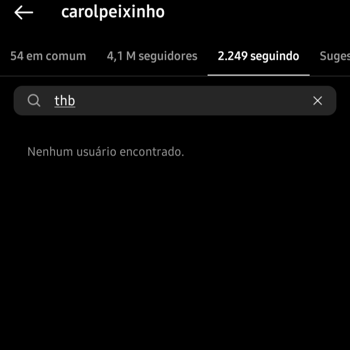 Carol Peixinho não segue Thiaguinho (Foto: Reprodução Instagram)