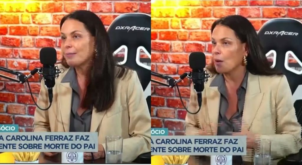 Carolina Ferraz falou sobre a morte do pai pela primeira vez