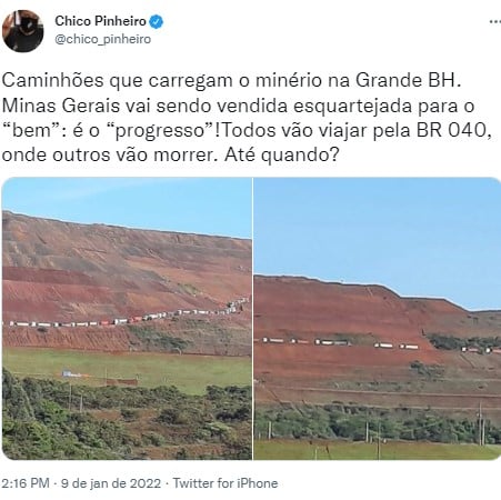 Chico Pinheiro desabafou no Twitter