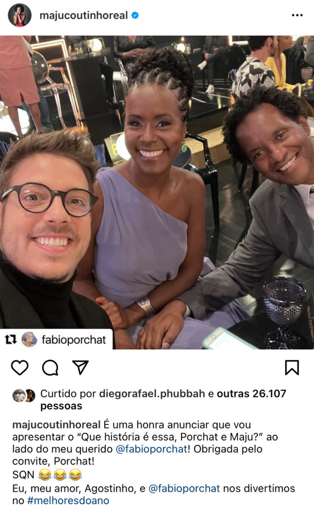 Meses após estrear no Fantástico, Maju Coutinho confirma mudança de programa: “É uma honra anunciar”