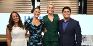 Renata Alves, Ticiane Pinheiro, Ana Hickmann, César Filho são os apresentadores do Hoje Em Dia (Foto: Divulgação/ Record)