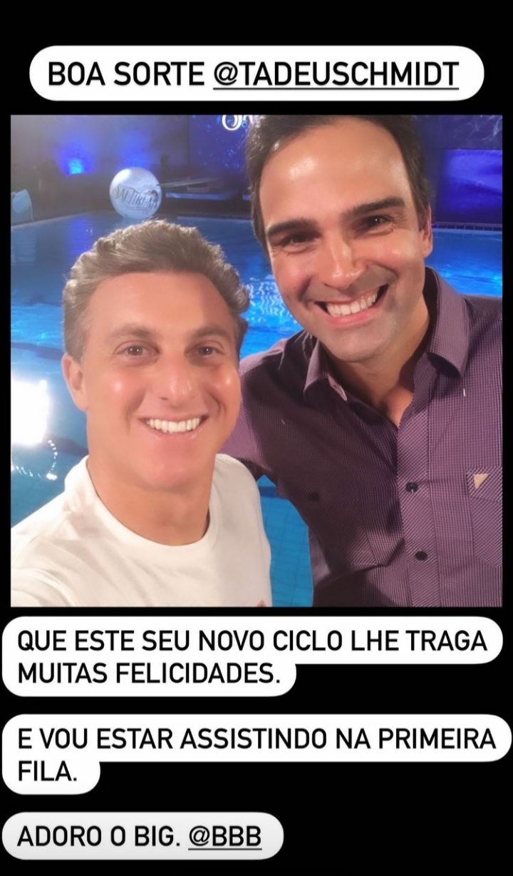 Publicação de Luciano Huck (Foto: Reprodução/ Instagram)