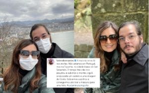 Postagem de Fátima Bernardes de férias na Europa ao lado do namorado Túlio Gadêlha (Foto: Reprodução/Instagram)