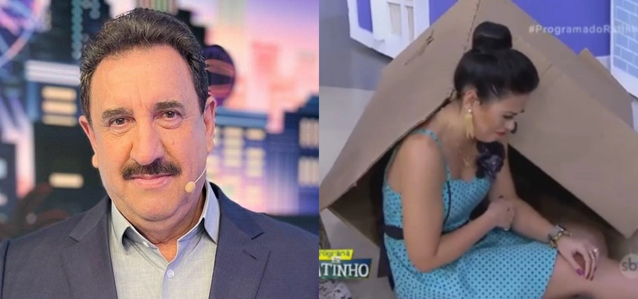 Ratinho e Milene Pavorô no SBT