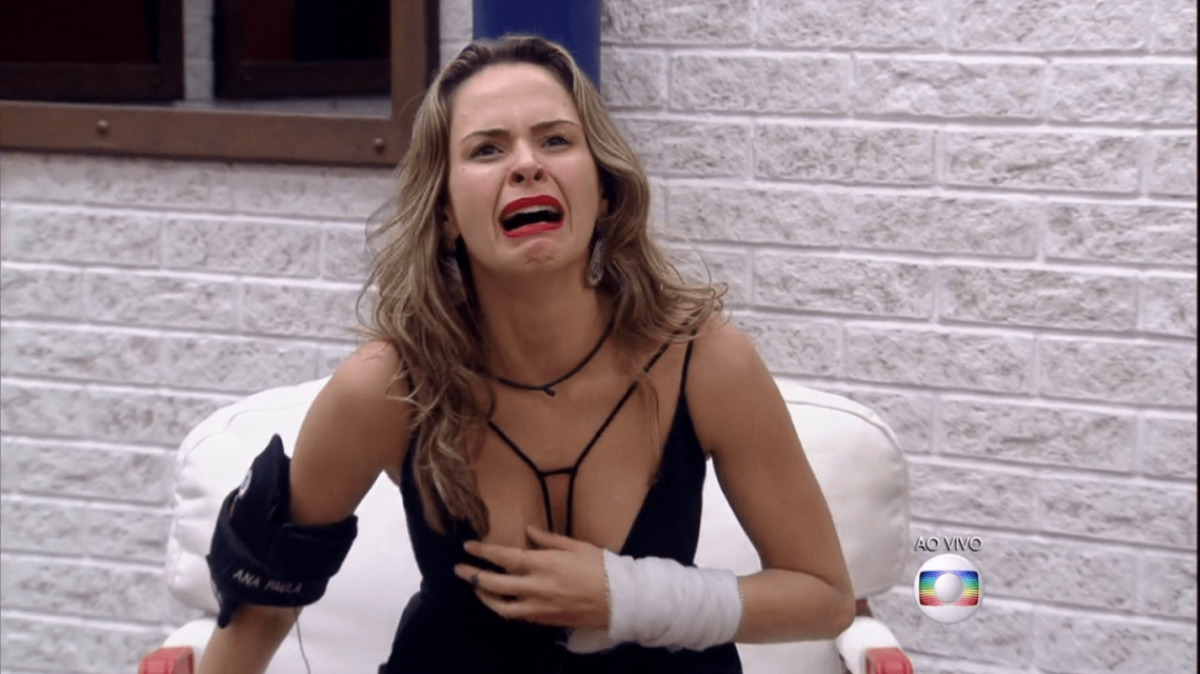 A icônica dona do bordão "Olha Ela" do BBB16 (Foto: Reprodução / Globo)