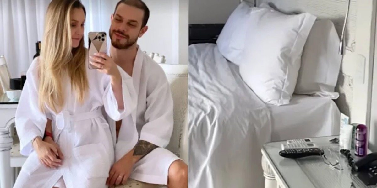 Carla Diaz filma quarto de hotel com namorado e mostra lubrificante - Foto: Reprodução
