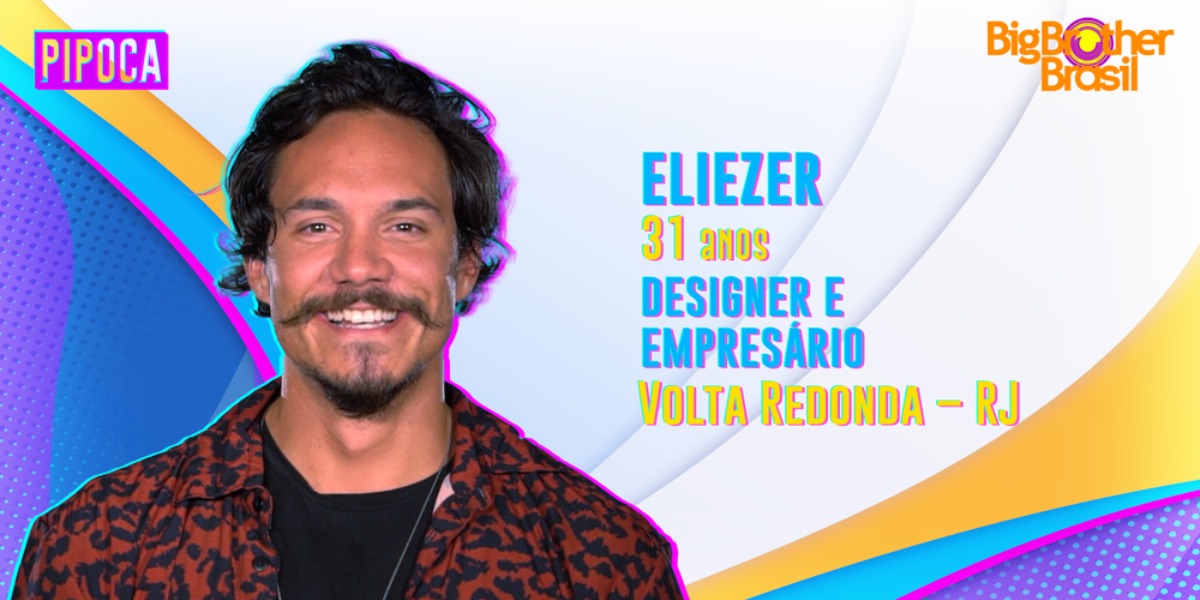 Eliezer faz parte da pipoca do "BBB22" (Foto: Divulgação/TV Globo)